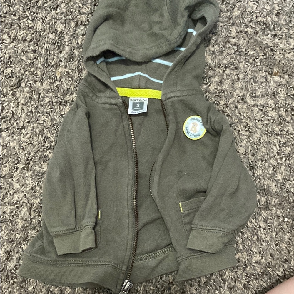 Carter's Green Hooded Kids Jacket